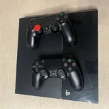 PlayStation 4 Slim, два джойстика, игры 2