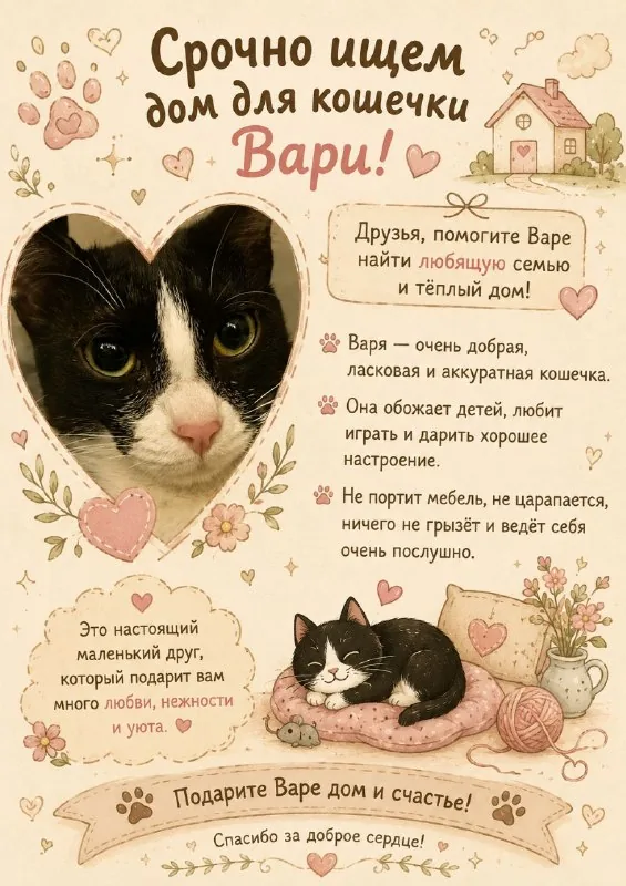 Кошечка Варя