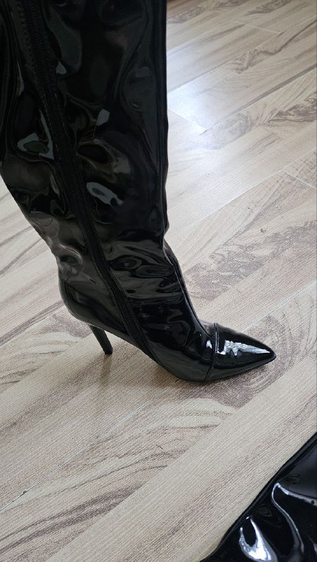 черные женские сапоги 37 размер 3