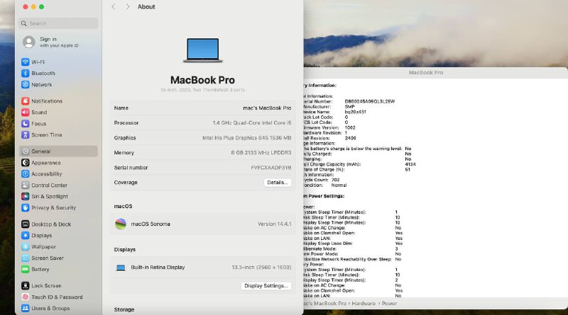 MacBook Pro 2020 i5 8/500гб 2