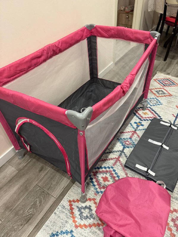 Детская раскладная кровать манеж 4