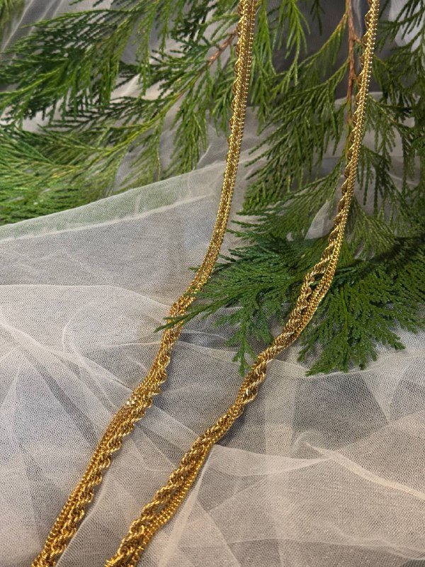 Винтажная длинная цепь Monet 2