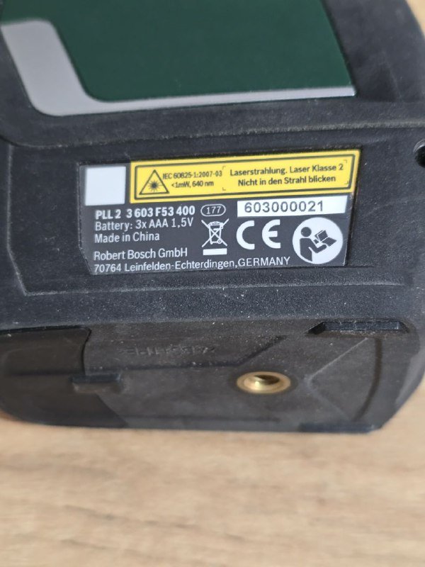 Лазерный нивелир Bosch PLL 2 3