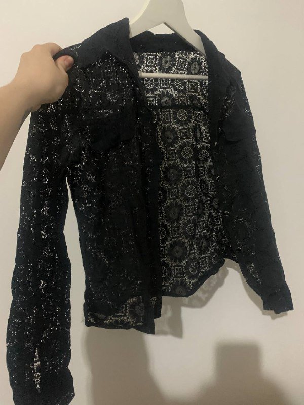 Жилетка хлопок, платок шелк, блузка XS 4