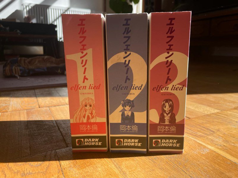 Манга Эльфийская Песнь и Акира, 7 книг 2