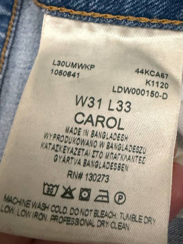 Джинсы Lee Carol унисекс W31 L33 3