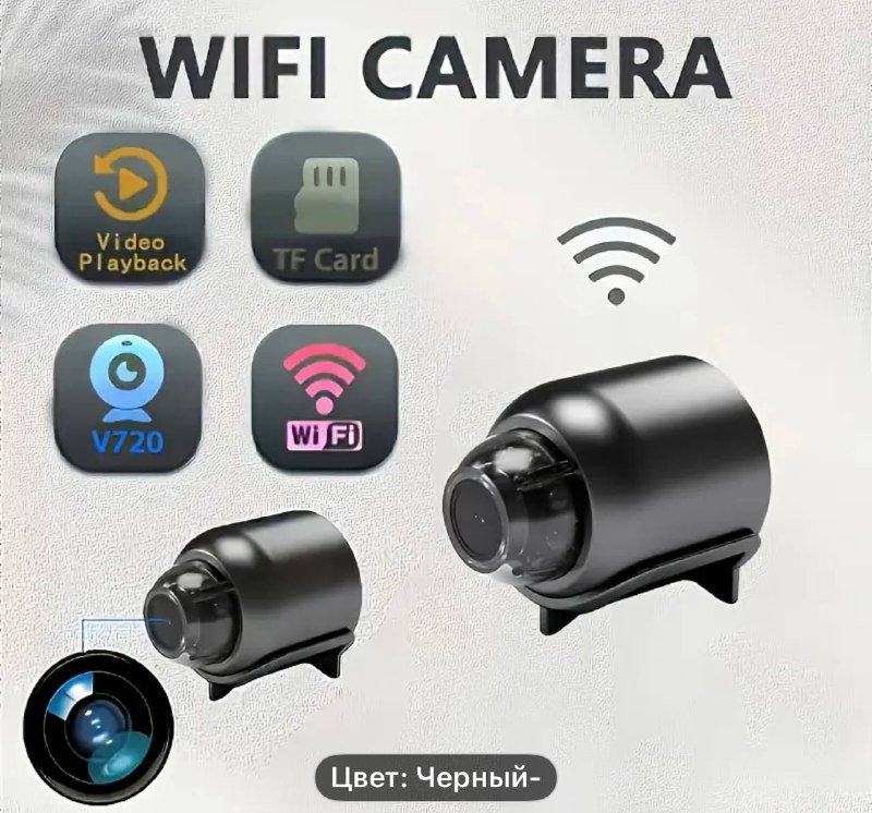 Мини-камера 480P с Wi-Fi и аудиозаписью