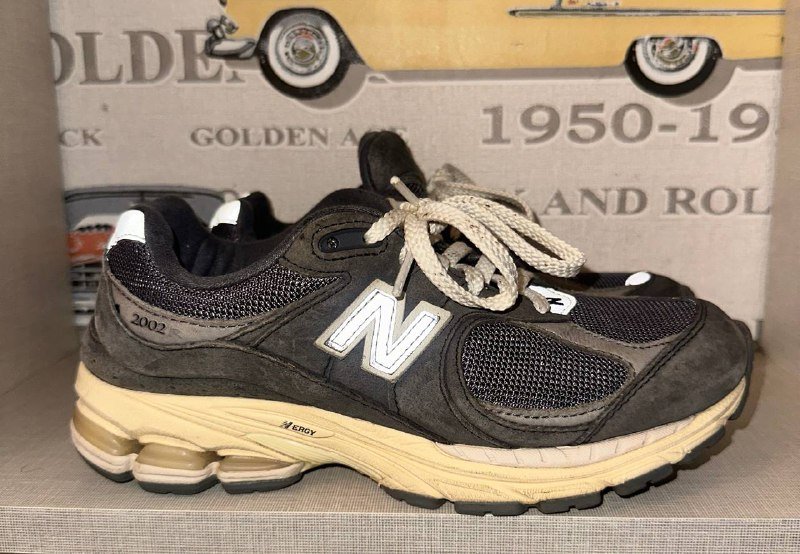 Кроссовки New Balance 2002, Обувь черная 37 размер 1