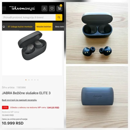 беспроводные наушники Jabra Elite 3