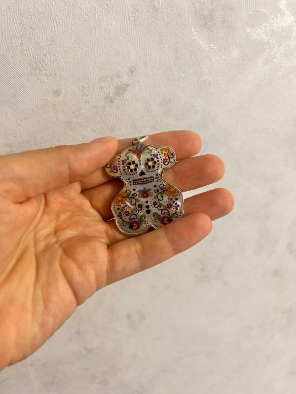 Кулон испанского бренда Tous с эмалью