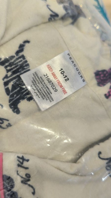 Фланелевая пижама XS 2