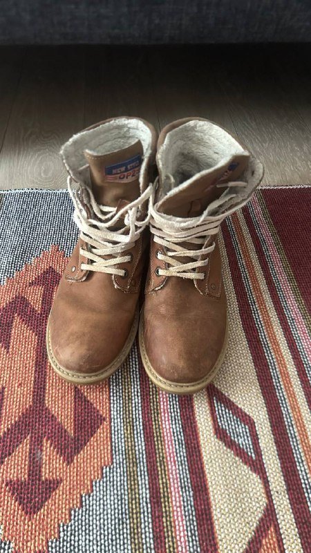 туфли кожа винтажные, зимние ботинки нубук 5