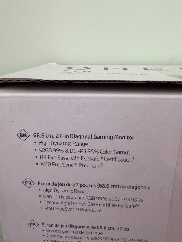 Монитор HP OMEN 27q 2K 165Hz IPS 4