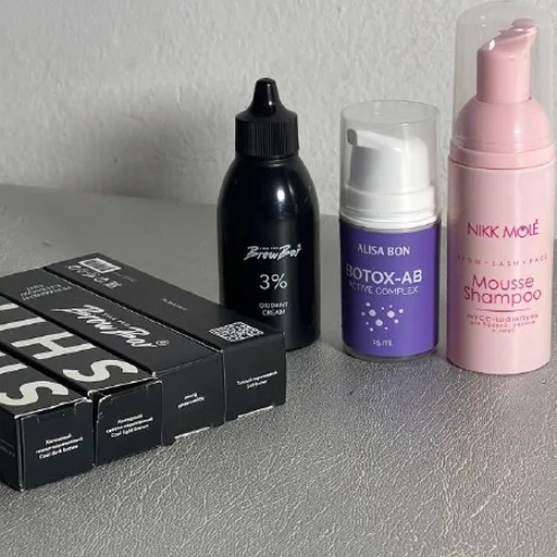 Набор для бровей и ресниц SHIK, Botox-AB, пенка