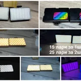 Комод, видеосвет, база для ногтей, гель-лаки, штатив, держатель 2