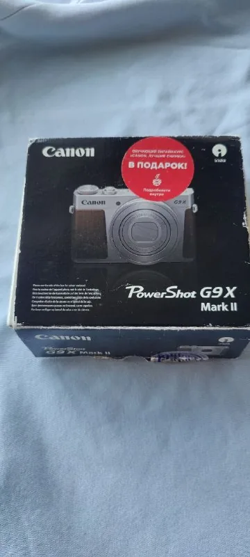 Canon PowerShot G9 X Mark II камера 1