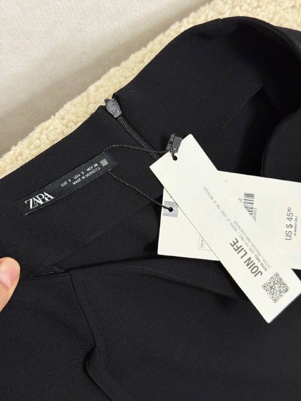 Черная юбка Zara женская S 9