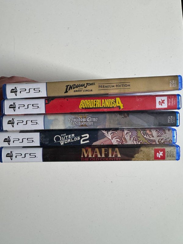 Indiana Jones, Borderlands 4, Kingdom Come 2, Outer Worlds 2, Mafia