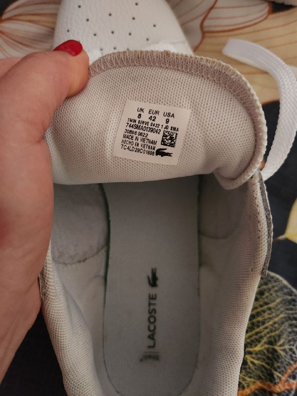 Кроссовки LACOSTE мужские белые 3