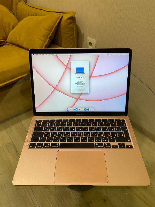 Macbook Air 2020 Rose Gold M1 16GB 512GB SSD