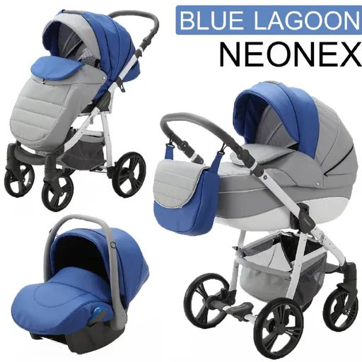 Детская коляска Adamex Neonex 3 в 1 с автокреслом