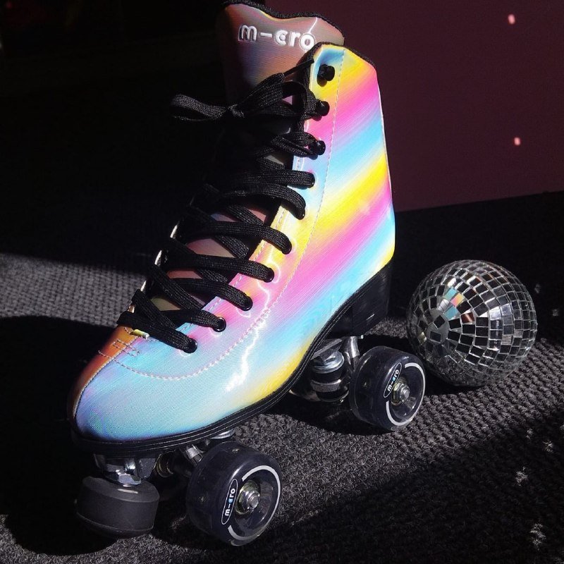 Роликовые коньки Micro Twillight светящиеся колеса размер 38/39