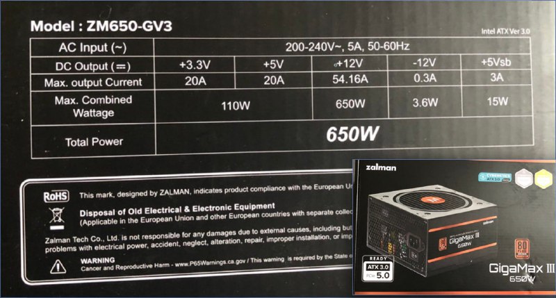 ПК с RTX 2070 Super, Ryzen 3 2200G, 16GB RAM, 250GB SSD, 1TB HDD 5