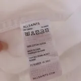 Белая джинсовая куртка AllSaints 5