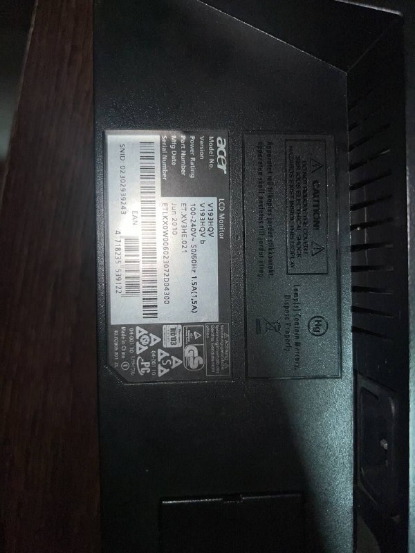 Монитор Acer 60 Герц 3