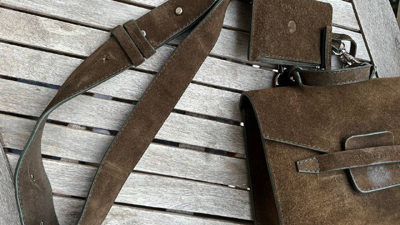 Замшевая сумка 3