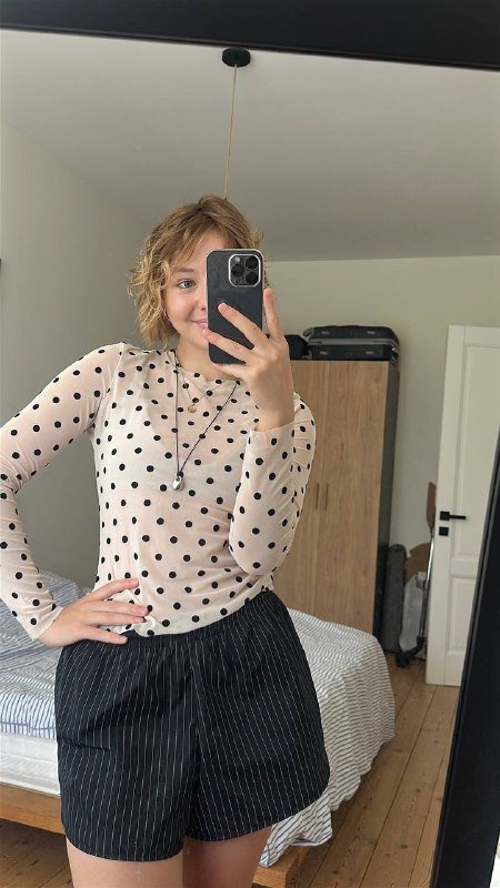 Топик белорусского бренда, Майка Зара, Топ pull&bear, Топ в горошек, Топ Зара 8