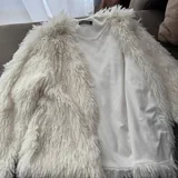 White fur vest 2