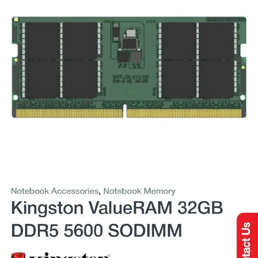 Laptop RAM 32GB DDR5 5600