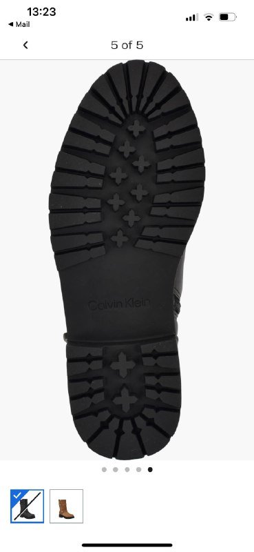 Ботинки Calvin Klein натуральная кожа размер 38 2