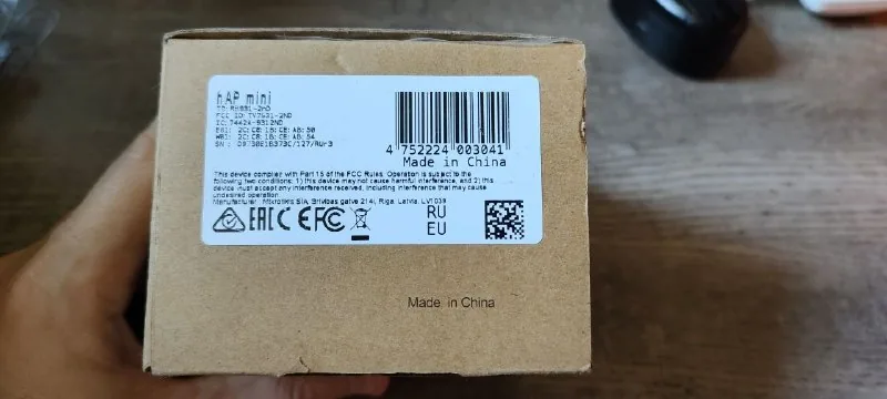 Роутер Mikrotik hAP mini
