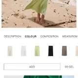 Сатиновая юбка Zara 3