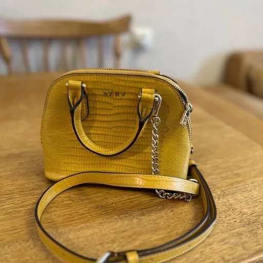 DKNY Genuine Leather Dome Bag