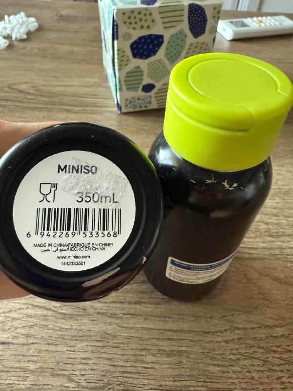 Железные бутылки Miniso 350 мл 1