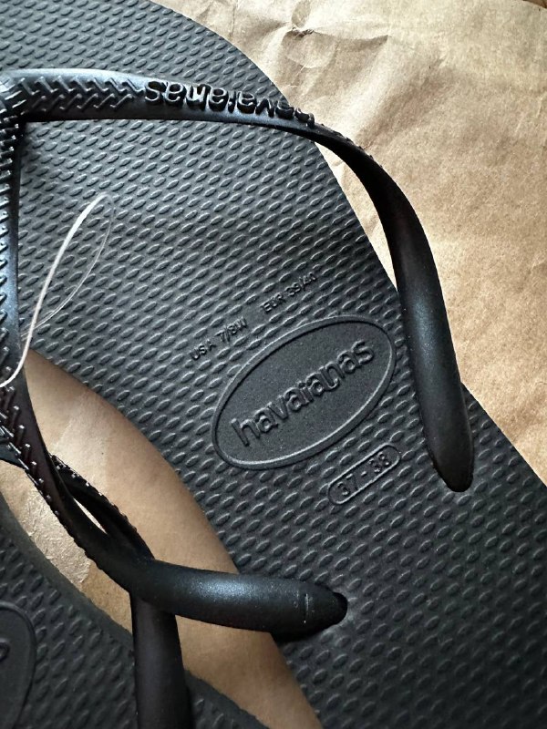 Вьетнамки Havaianas Slim черные женские 3