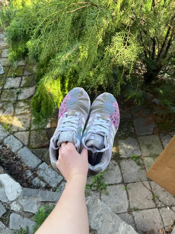 Кроссовки Adidas Torsion ZX Flux Floral 1