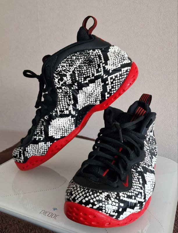 Мужские кроссовки Nike Air Foamposite One Albino Snakeskin