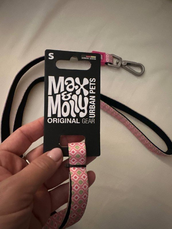 Розовая поводок для собак Max & Molly
