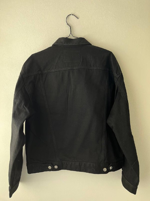 Джинсовка Calvin Klein 90s Trucker Jacket черная М новая 5