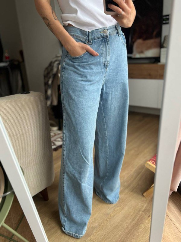 Платье трикотажное, джинсовая рубашка, платья, юбки, джинсы, рубашка, брюки, спортивные штаны 7