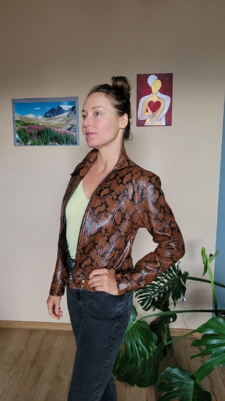 Курточка кож зам, размер XS - S