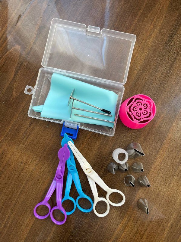 Кондитерские насадки и мешок для крема и зефира