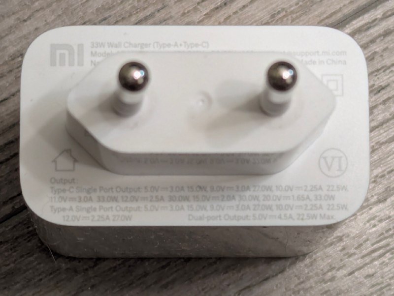 Блок питания Xiaomi Mi w33 Wall charger 3