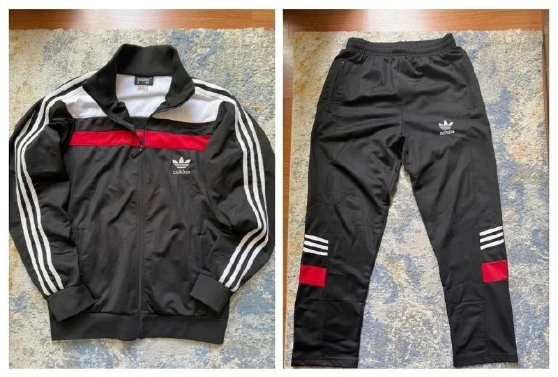 Adidas спортивный костюм, ellesse дождевик, Dickies лонгслив, Ecko пальто, Adidas брюки 1