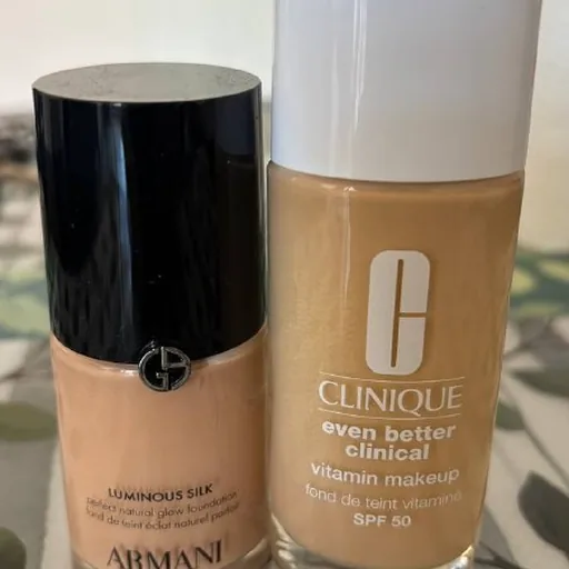 Тональные кремы Armani и Clinique