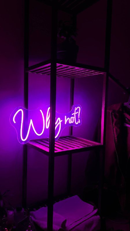 Лед надвеска с надписью Why not розового цвета 2